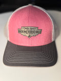 Burgundy/Grey/Charcoal Patch Cap