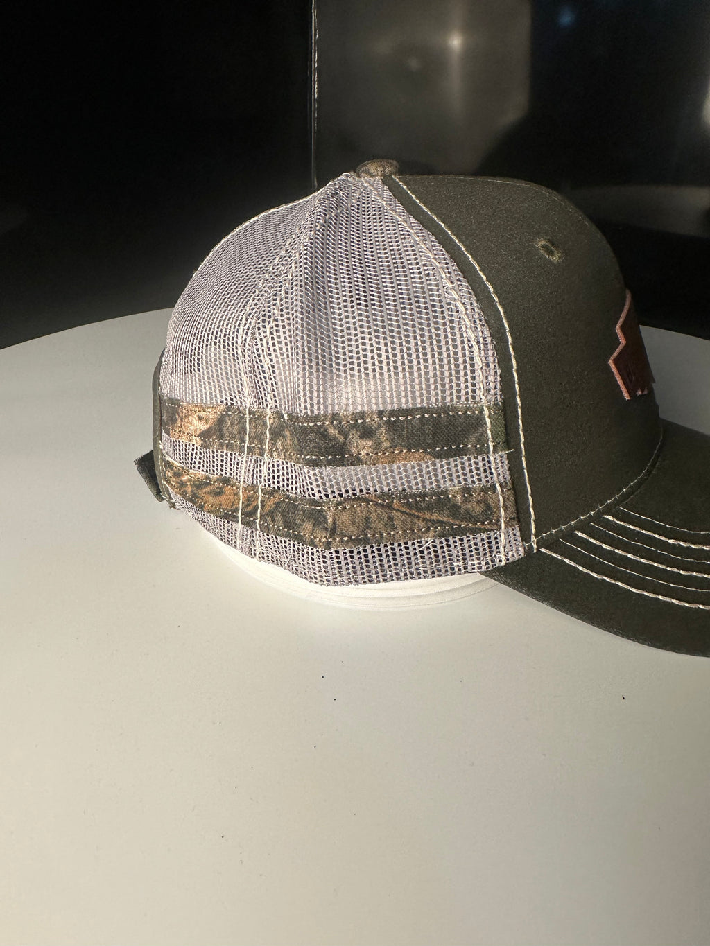 Hunter Green/Camo Patch Cap