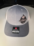 Heather Grey/White Round Patch Cap