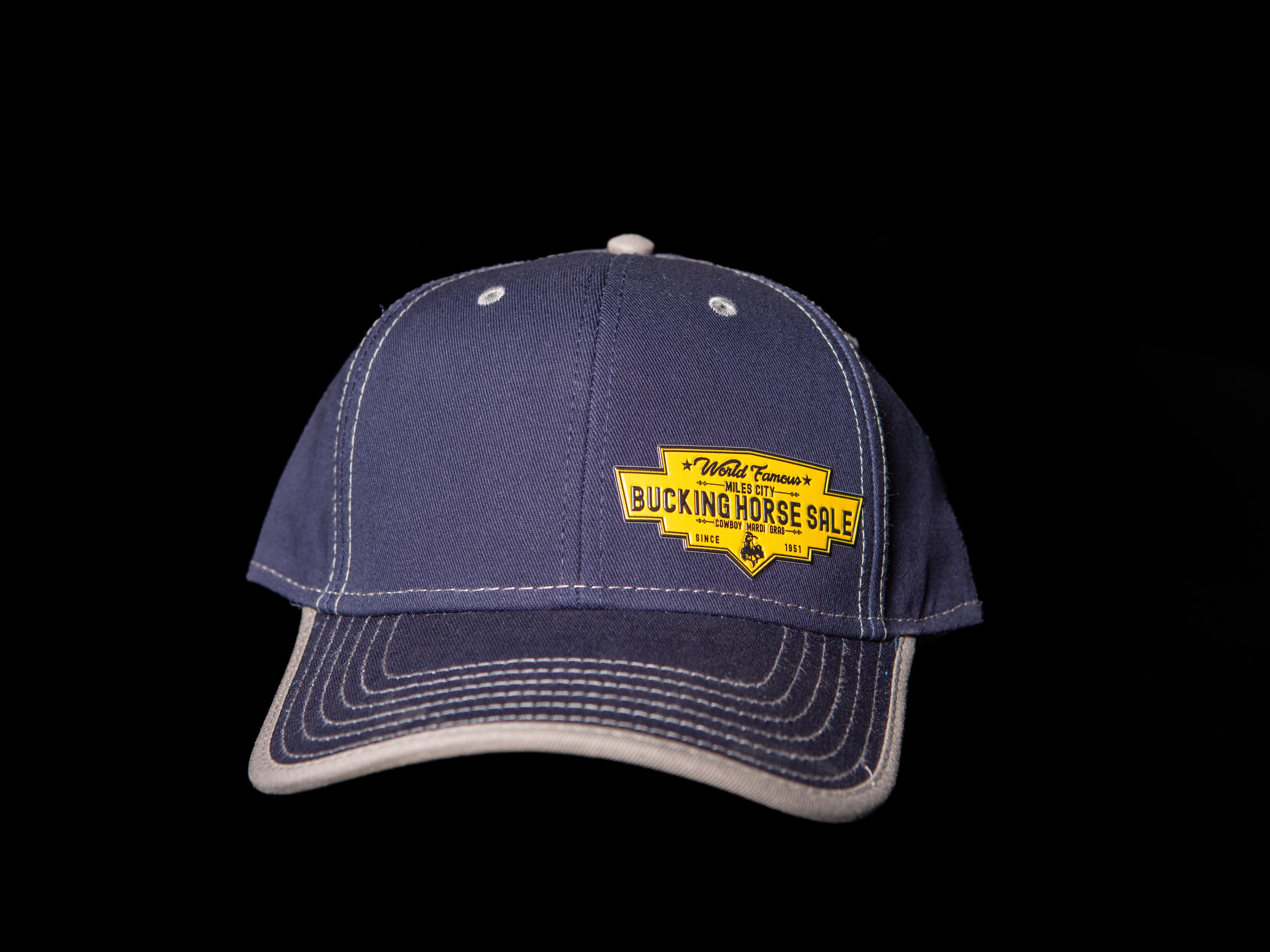 Navy/Grey - 6 Panel - Yellow Official Patch