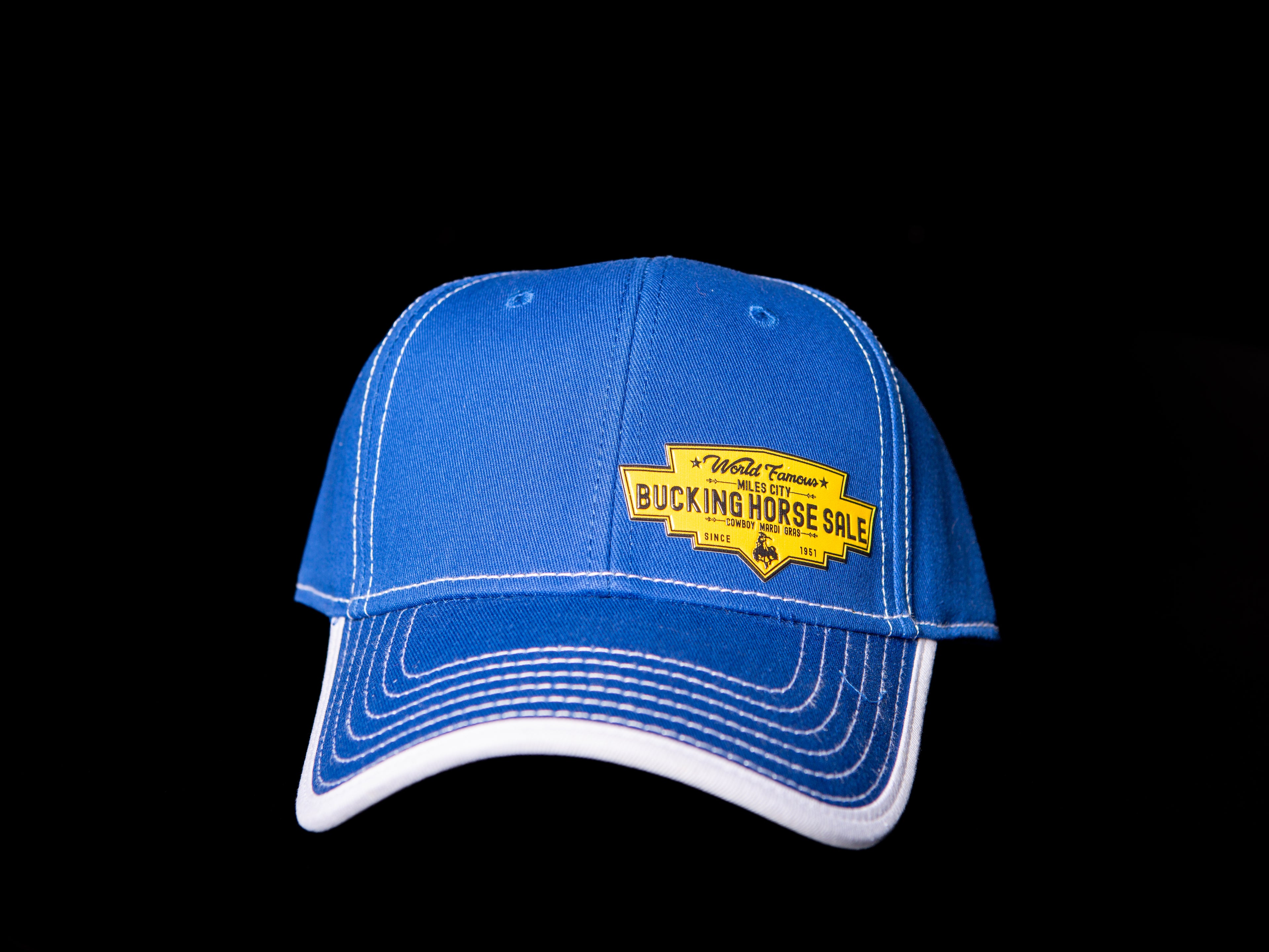 Royal/White - 6 Panel - Yellow Official Patch