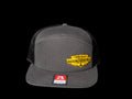 Charcoal/Black Flat Bill - Yellow Official Patch
