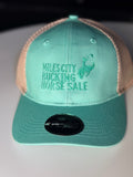 Sky Blue/Khaki Ponytail Cap