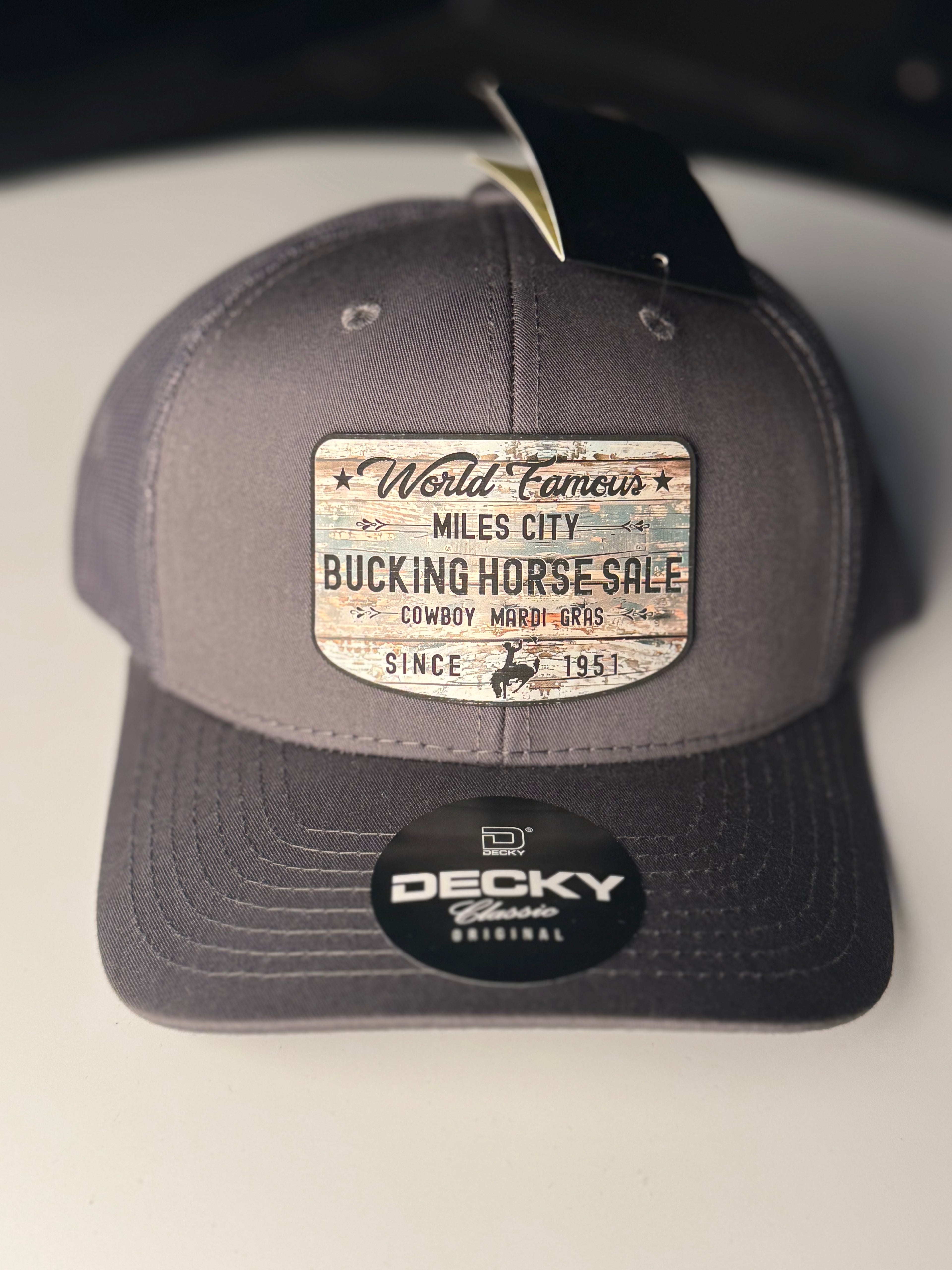 *PreOrder* Charcoal/Charcoal Barnwood Patch Cap
