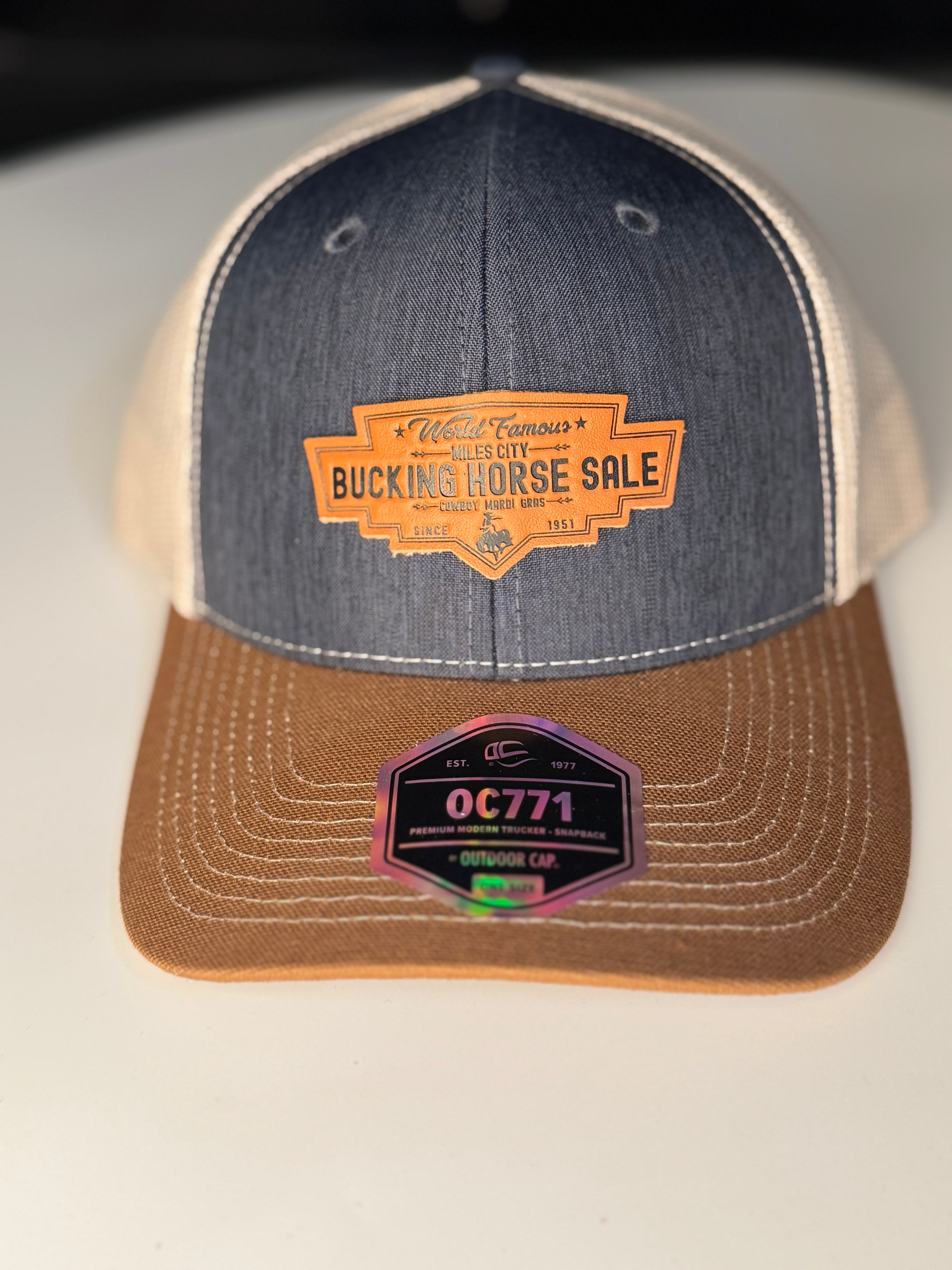 *PreOrder* Denim/Khaki/Caramel Patch Cap