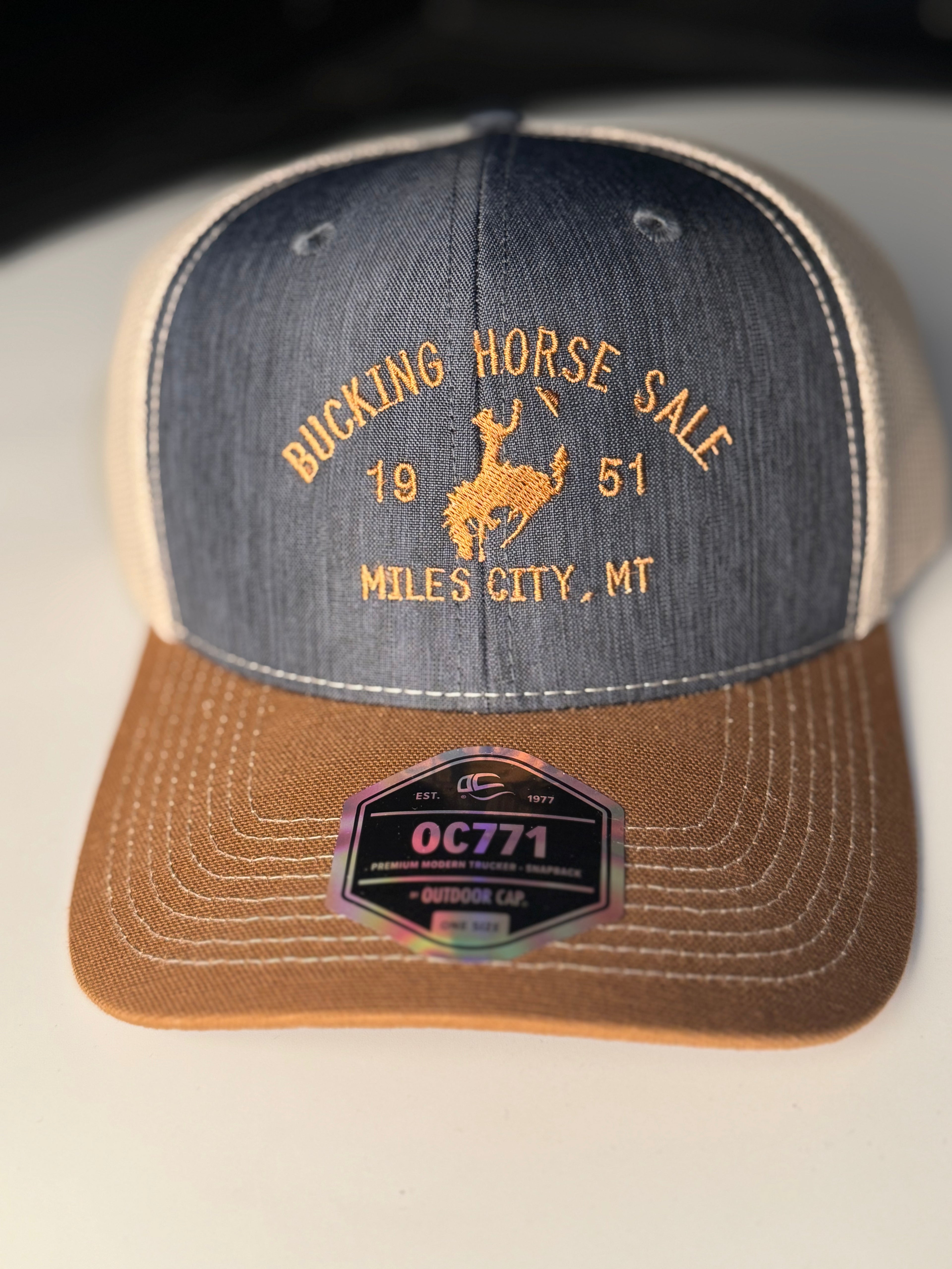 *PreOrder* Navy/Khaki/Caramel Snapback Cap