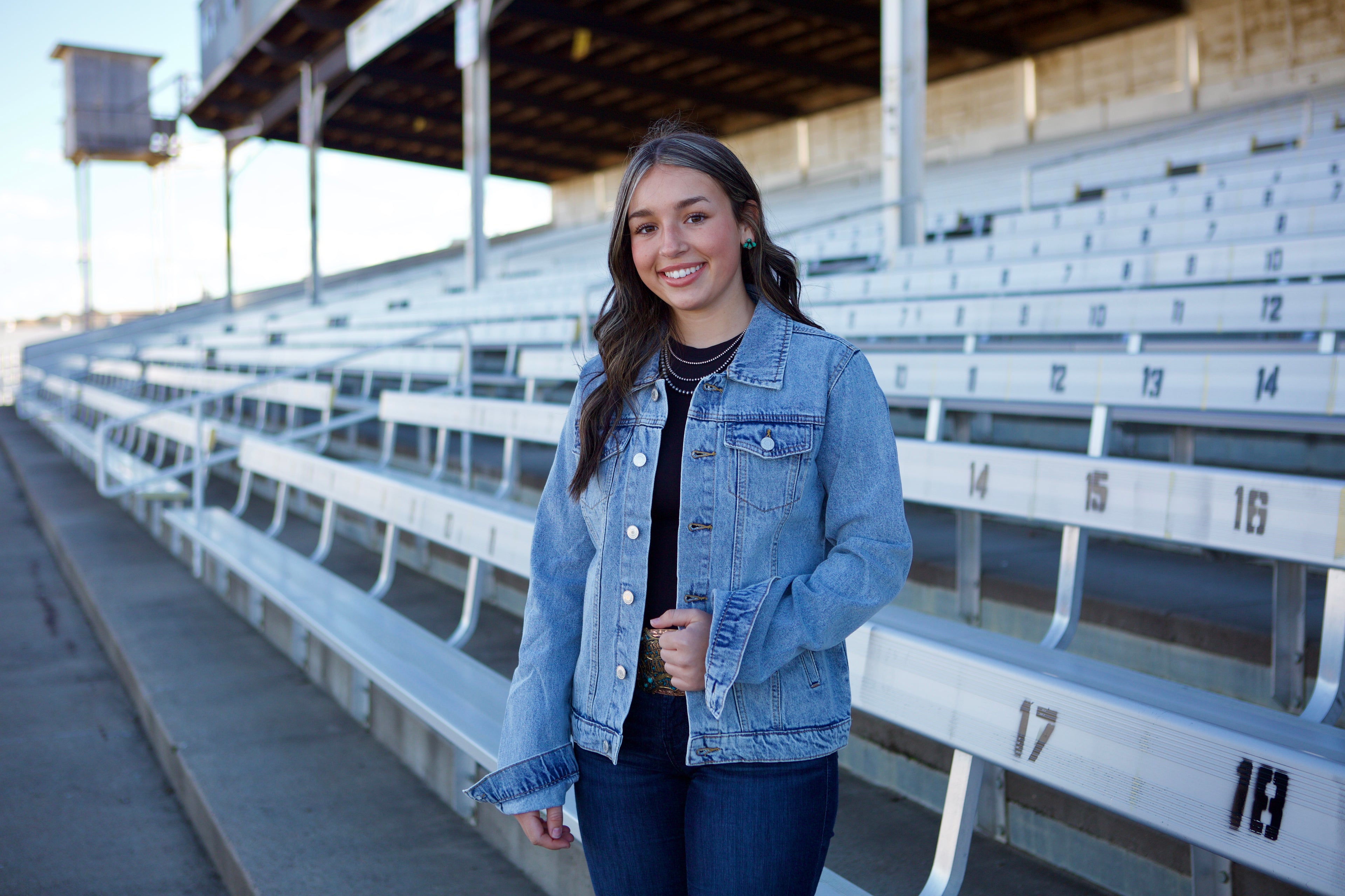 LADIES DENIM JEAN JACKET