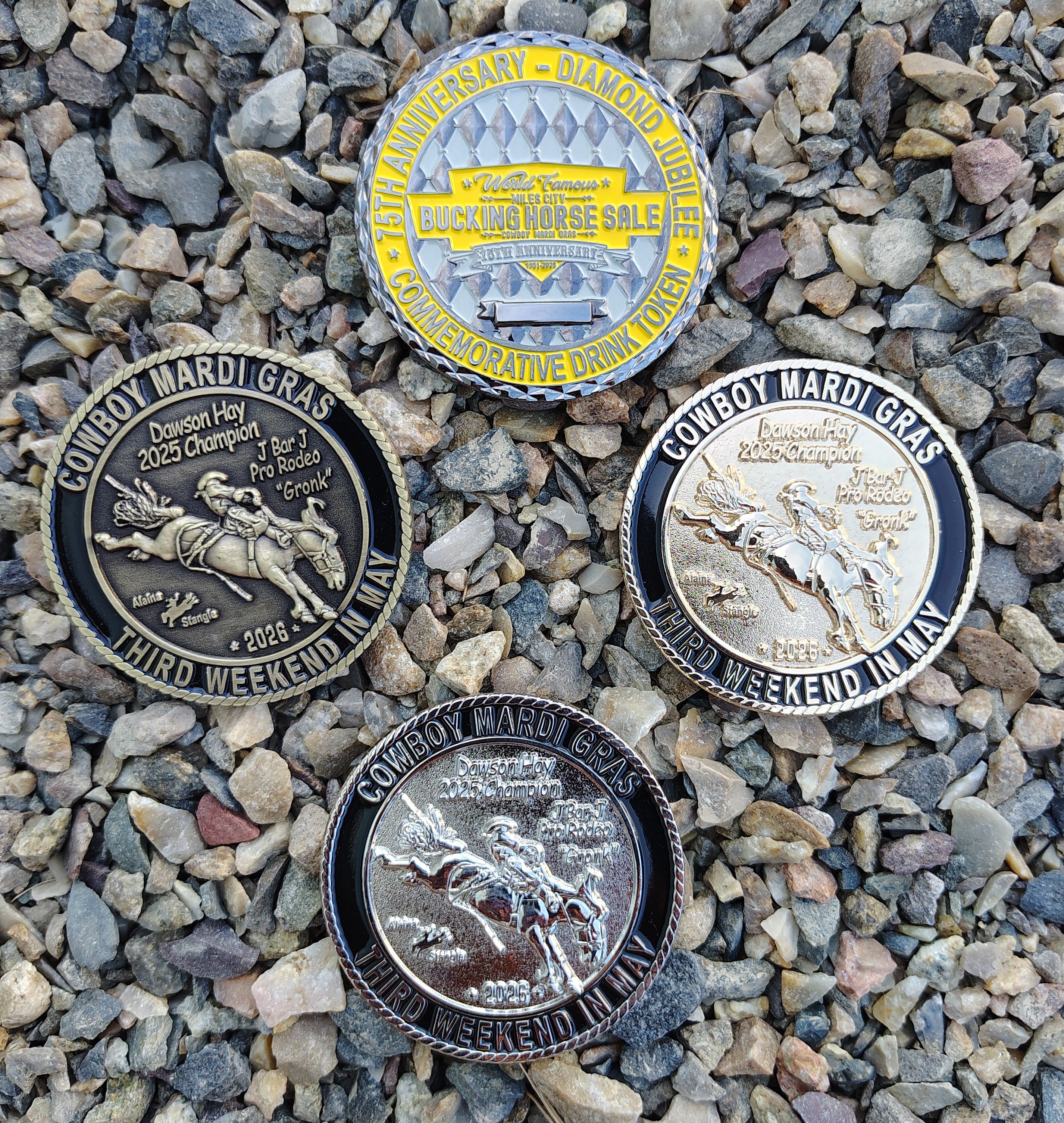 75th Anniversary Commerative Drink Tokens