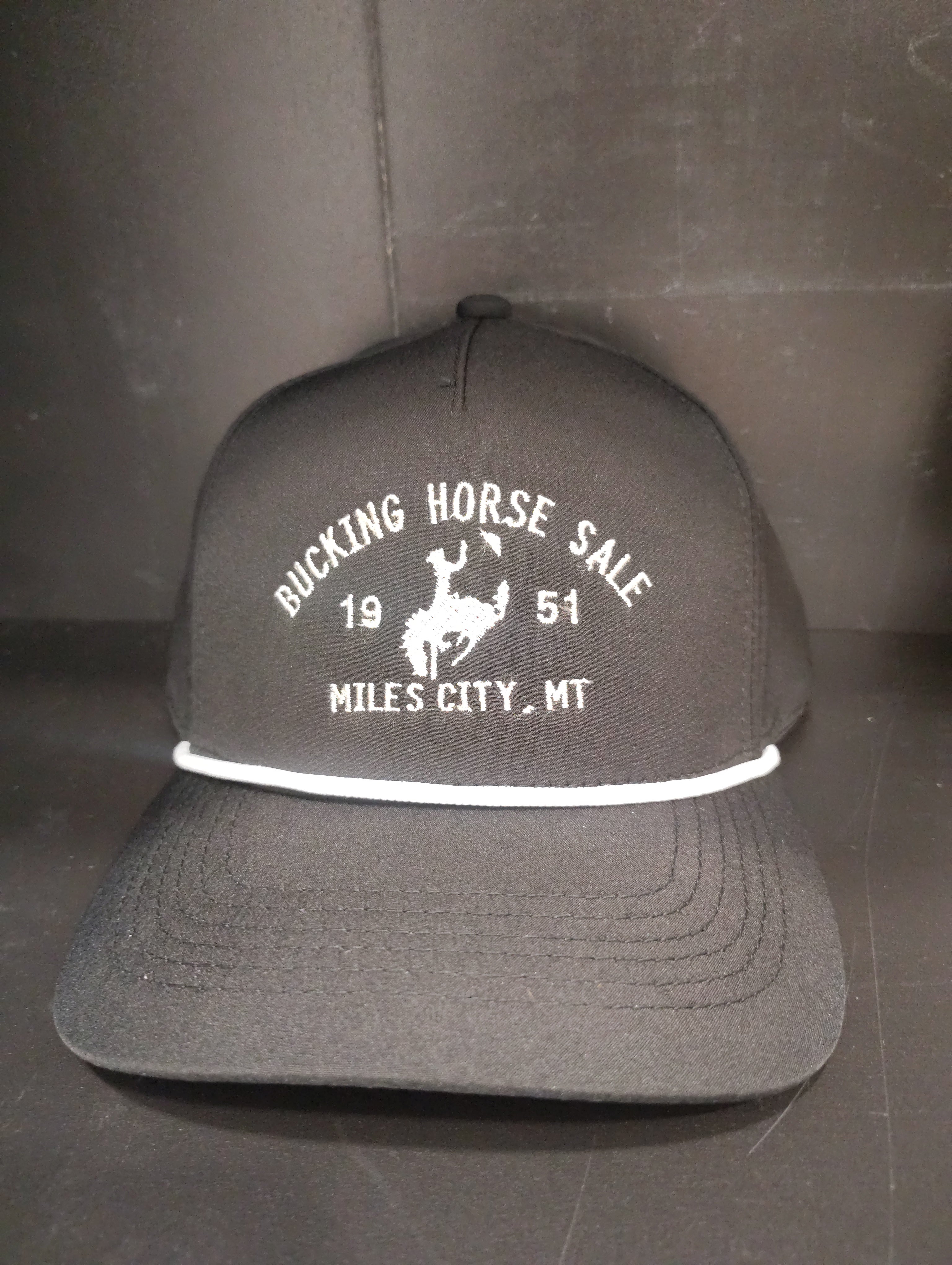 *PreOrder* Black/White Rope BHS cap