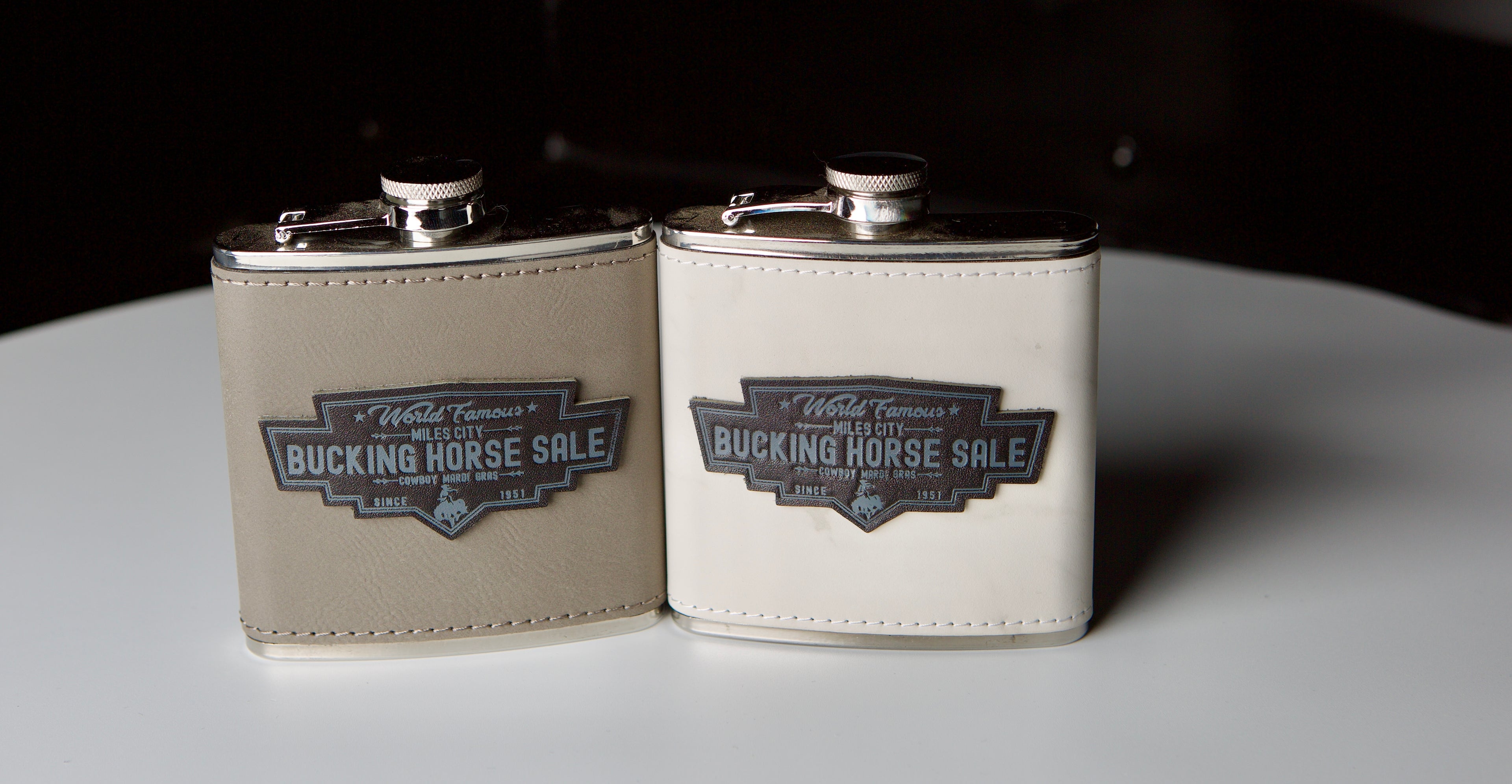 Flask - Black Patch Logo