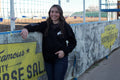 Quarter Zip Sweatshirt: Black