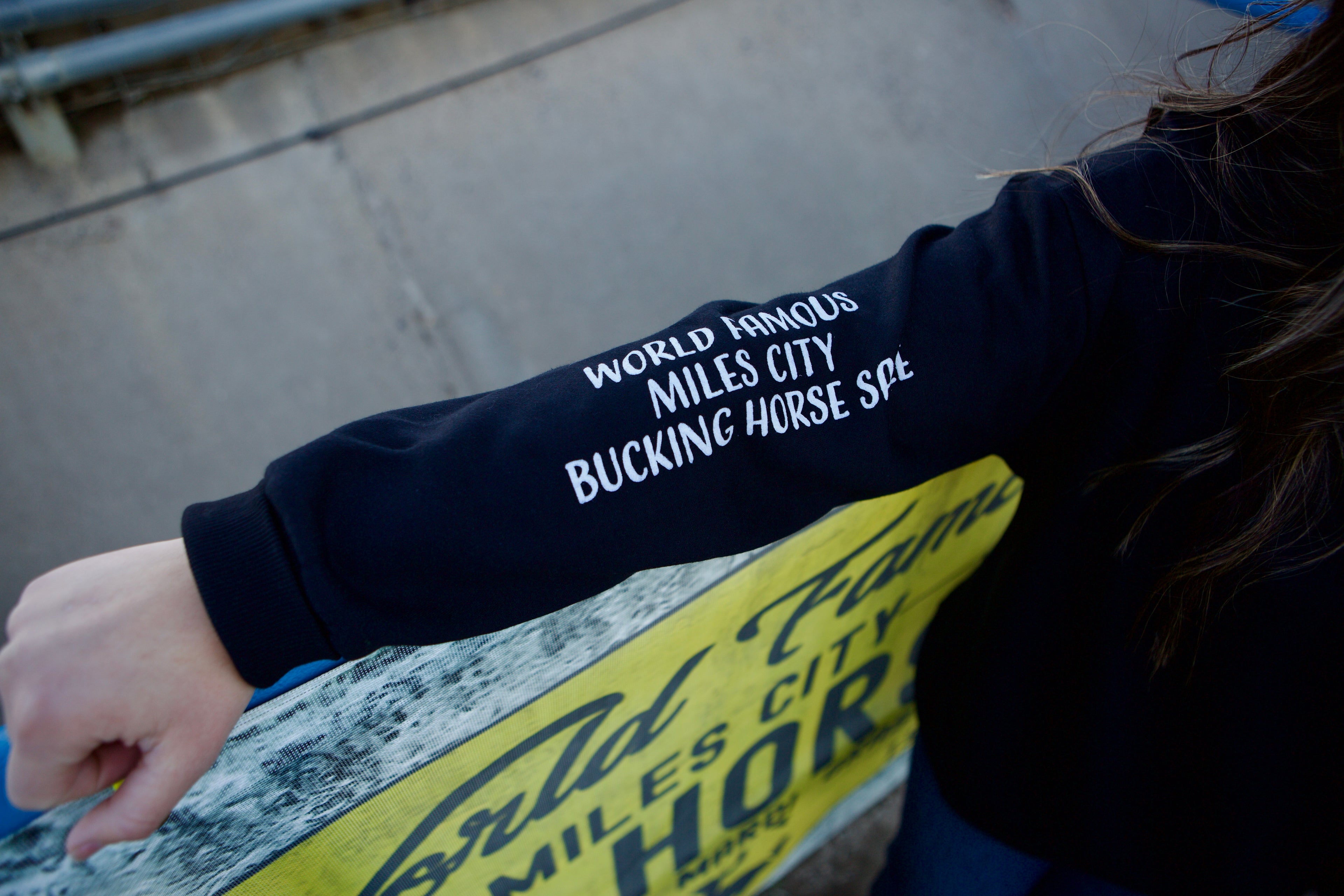 Quarter Zip Sweatshirt: Black