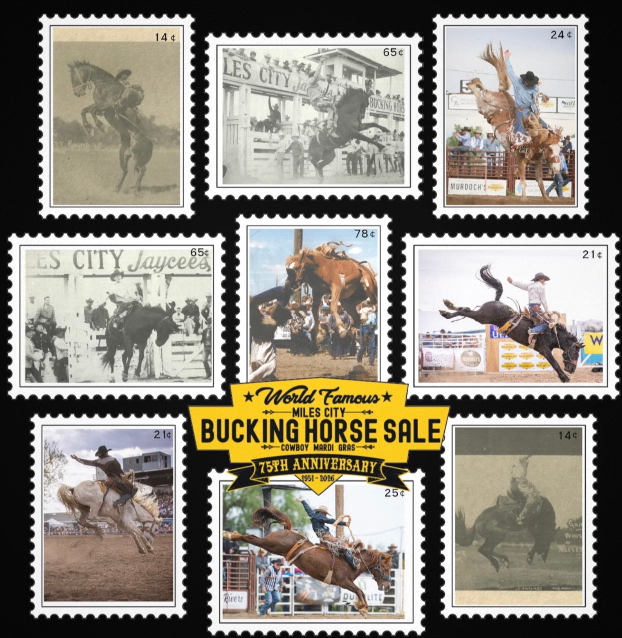 75th Anniversary Stamp Postcard