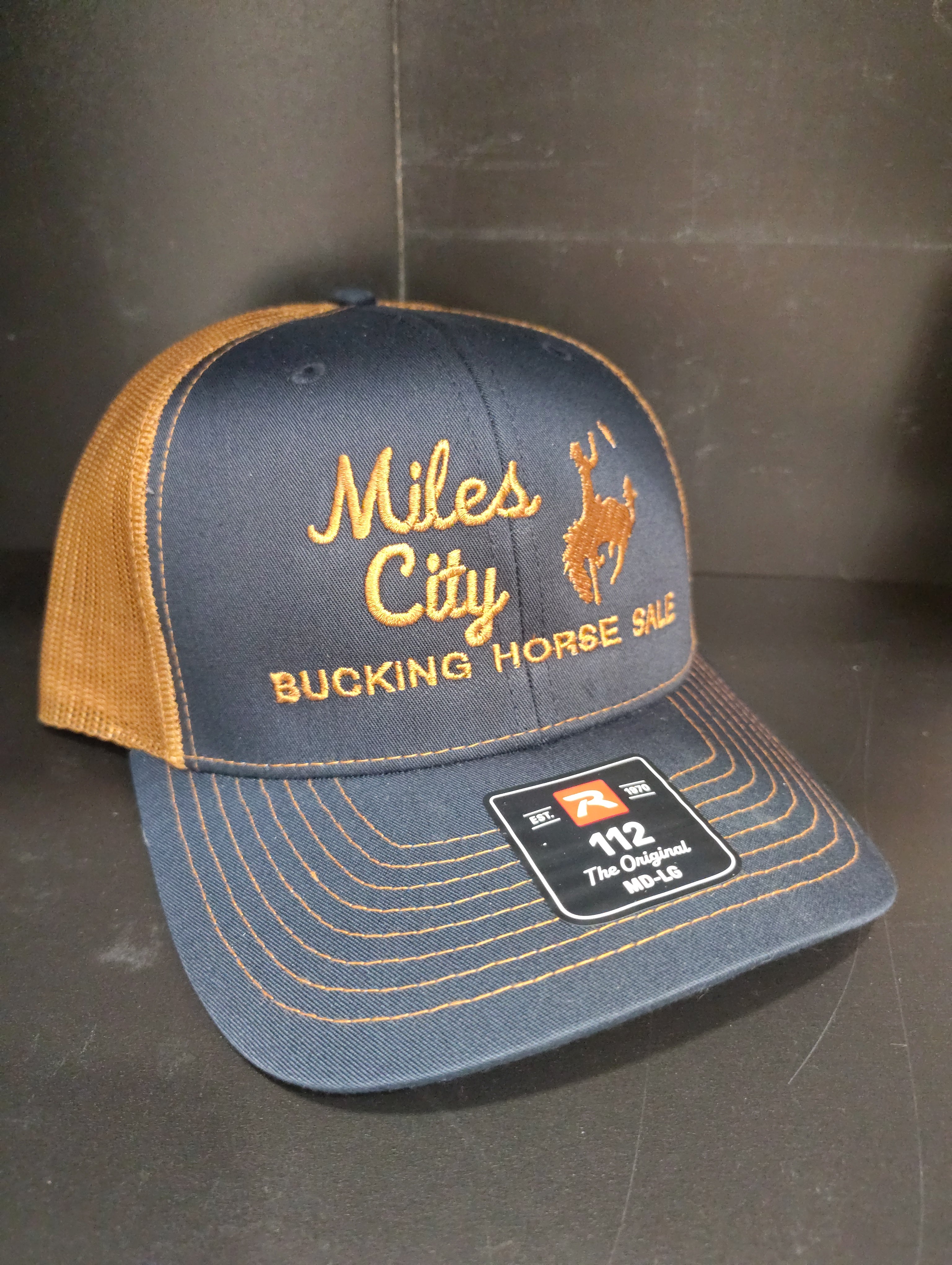 Navy/Caramel MCBHS cap
